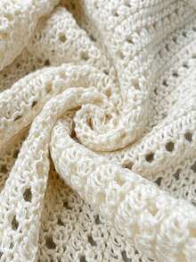 Áo hai dây nữ mùa hè 2026 kiểu dáng vỏ sò đính sequin, thiết kế độc đáo, không tay, bất đối xứng, cổ yếm khoét sâu, gợi cảm. - Màu trắng sữa - Xem 9