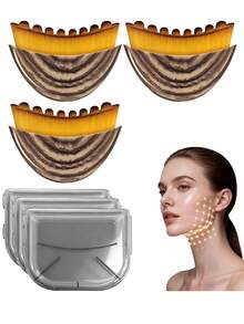 Bàn chải massage mặt dẫn lưu bạch huyết, bàn chải làm thon gọn cằm đôi, thiết kế công thái học định hình đường nét da, giảm mệt mỏi. - Xem 16