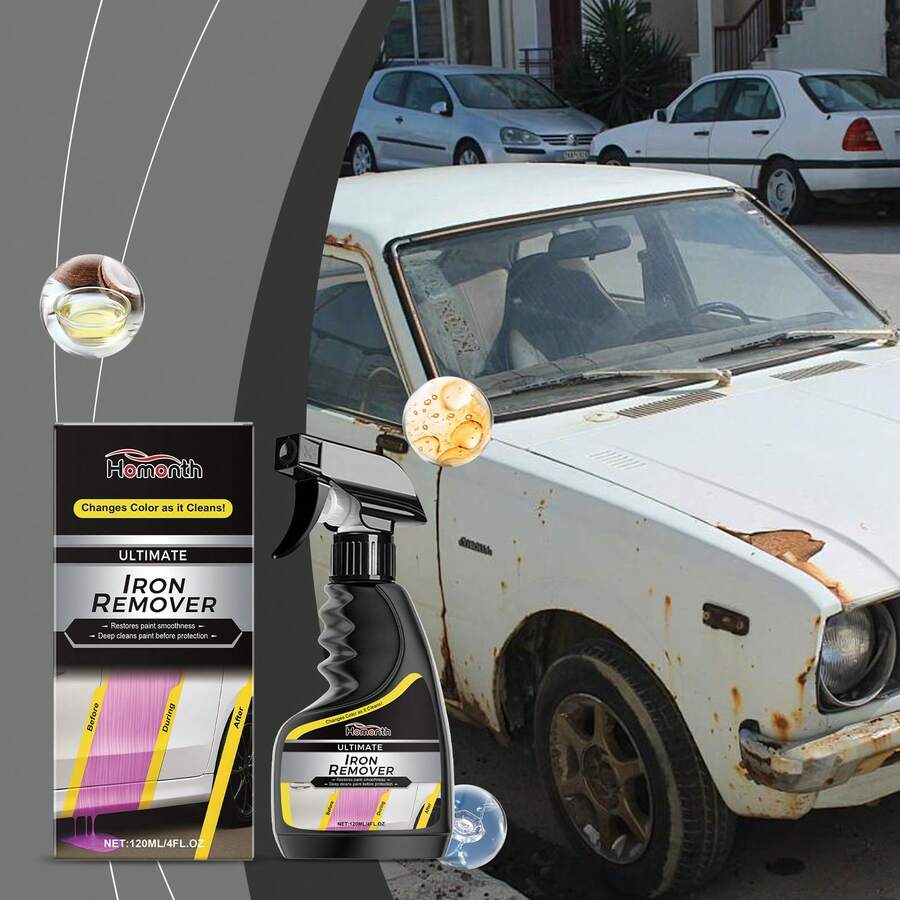 Removedor De óxido Para Autos, Elimina óxido Rápido, Anticorrosivo Para Manijas, Ventanas Y Carrocería, Elimina óxido, Protege Metal Y Previene Corrosión,Devuelve El Brillo Original