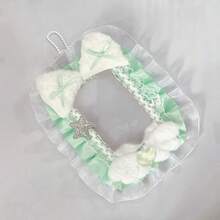 1 件可爱蕾丝和网状照片展示卡夹，带挂链，五角星图案手工 DIY 成品，偶像粉丝商品，3 英寸照片展示，Kpop 蓬松天使翅膀猫耳装饰，洛丽塔卡夹 - 彩色 - 查看 21