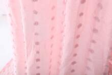 Baby Bed Canopy – Hanging Mosquito Net, Play Tent, Kids' Room Decor – Fabric Bed Accessory With Lace Trim (60 X 240 Cm) - Baby Pink - View 7