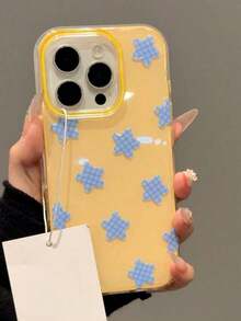 Y2K Cute And Simple Star Leopard Print Phone Case, Compatible With IPhone 17 Pro Max, 17 Pro, 17 Air, 17, 15, 16 Pro Max, 14 Pro, 13, 12, 11, Smooth Soft Case, Gift Packaging.Beautiful And Simple Appearance.The Back Cover Is Soft, Shock Resistant, Waterproof, Drop Resistant, And Scratch Resistant - 黃色 - 查看 2