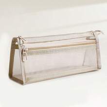 透明网眼铅笔袋，时尚文具袋，简约优雅铅笔袋，大容量，防污，送给孩子的最佳礼物 - 單件 - 查看 10