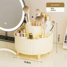 1 hộp đựng đồ trang điểm xoay 360 độ, hộp đựng cọ trang điểm đa chức năng, hộp đựng sơn móng tay, son môi, son bóng, tinh dầu, hộp đựng đồ dùng văn phòng phẩm dung tích lớn, hộp đựng điều khiển từ xa, quà tặng Ngày của Mẹ/Ngày lễ. - Nhiều màu - Xem 6