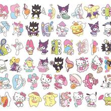 SANRIO 100张/套 可爱卡哇伊防水乙烯基动漫贴纸 趣味猫咪卡通贴纸 笔记本电脑装饰防水贴纸（部分图案随机） 圣诞节 圣诞礼物 游戏 圣诞装饰 热门礼物 男士礼物 游戏 派对游戏 动漫人物 微缩模型 小玩意 - 彩色 - 查看 10