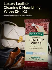 Leather Wipes For Furniture & Shoes - Cleaning Care - Herbal Extract Leather Wipes - View 14