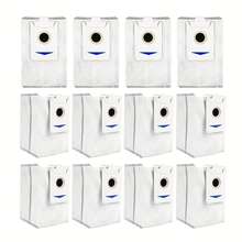 适用于S Deebot X2 Omni/X2/X2 PRO/DEX86/X5/X5 PRO吸尘器的超大容量替换尘袋 - 查看 2