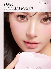 lishu 8色高光盘，三合一哑光修容、腮红、高光彩妆盘，多功能日常使用 - 02 Hot Chocolate - 查看 2