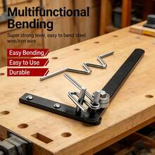 Manual Busbar Bender, Universal Multi-Angle Bending Machine, Small Hand Bender For Aluminum Sheet, Copper, Iron & Steel Wire Bending - Conventional - View 2