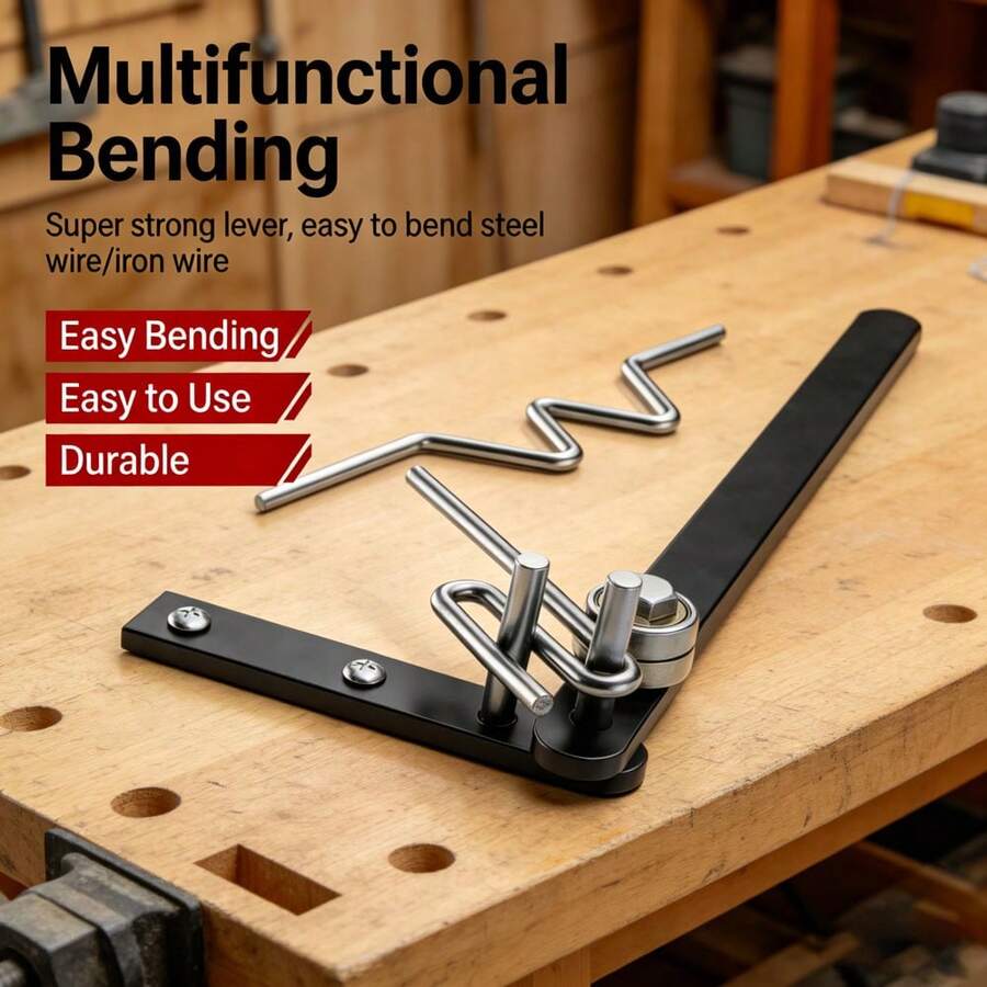 Manual Busbar Bender, Universal Multi-Angle Bending Machine, Small Hand Bender For Aluminum Sheet, Copper, Iron & Steel Wire Bending
