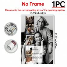 1幅定制母亲节拼贴画，个性化母亲节海报，定制母亲节墙面艺术印刷品，母亲生日礼物，母亲节礼物，可定制带框母亲照片礼物 - 彩色 - 查看 12