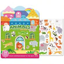 Sách dán sticker tự làm tái sử dụng cho trẻ em - Sticker hình lâu đài nhiều cảnh và chủ đề, bao gồm nhiều kiểu sticker khác nhau, trò chơi giáo dục và đồ chơi học tập giác quan, phù hợp cho bé trai và bé gái từ 3 tuổi trở lên, đồ chơi thủ công yên tĩnh mang theo, họa tiết hoạt hình, quà tặng thú vị cho trẻ em, bộ sách hoạt động du lịch, hoàn hảo cho mùa tựu trường và sinh nhật. - Nhiều màu - Xem 18