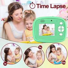 Kids Children Instant Camera Instant Print With Digital Camera 1080P Camera 48MP Ultra-Clear Photos Lightweight And Portable Camera Toy Kids Camera For Kids Camera Children's Camera For Boys And Girls Christmas, Birthdays Gifts For Girl And Boy - Multicolor - View 5