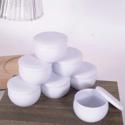 47Pcs/6Set Random Color Empty Candle Jar & Candle Holder Set, Eid Mubarak Gift, Birthday & Graduation Gift, Easter Gift, Bohemian Home Decor For Bedroom, Bathroom & Wedding, Jewelry Box, Party Favors