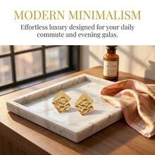 Women's Gold-Tone Square Double-Layer Earrings, Elegant Jewelry Suitable For Daily Wear, Parties Or Weddings, An Ideal Gift - Gold - View 5