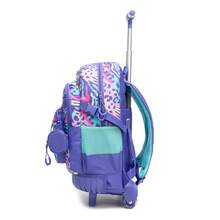 3pcs/Set Girls' Rolling Backpack Set, Including Handbag, Crossbody Bag And Pencil Case, Suitable For Elementary School Students - Children's Rolling Bags - View 5