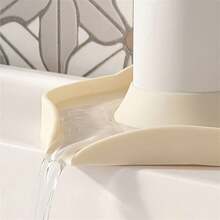 可爱卡通水龙头防溅罩，防漏水龙头分水器，快速排水浴室水槽水龙头盖，适合作为99个国家的节日礼物 - 1個 - 查看 5