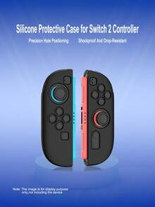 2pcs Silicone Grip Covers For Nintendo Switch 2 (2025), Anti-Drop, Anti-Slip, Anti-Scratch, Sweat-Proof, Enhance Gameplay Experience - View 1