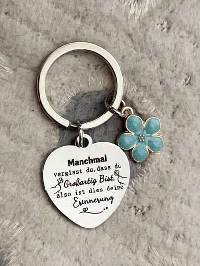 พวงกุญแจสร้างแรงบันดาลใจสำหรับผู้หญิง, แฟน, แม่, น้องสาว, เพื่อนร่วมงาน, ภรรยา - ลำลอง, ปาร์ตี้, น่ารัก, สตรีท, สง่างาม, โลหะผสมสังกะสี, วันแม่