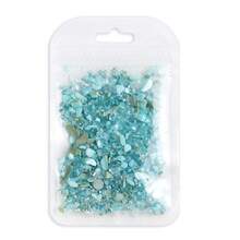 1 Bag/25g Blue Crushed Shell Glass Filler Material, Suitable For DIY Crafts, Epoxy Resin Molds, Creative Keychains, Jewelry Making - Multicolor - View 8
