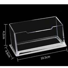 Hộp đựng thẻ để bàn bằng acrylic trong suốt sáng tạo, hộp đựng danh thiếp bằng nhựa dùng cho văn phòng phẩm. - Nhiều màu - Xem 10