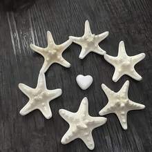50pcs Mini Natural Starfish Micro Landscape Beach Wedding Nautical Decor Resin Handmade DIY Vase Filler Small Star Shaped Seashells Beach Decor, Suitable For DIY Jewelry Making, Fish Tank/Bathroom Home Decor, Party Candle Wedding Decor, Handcraft Best Birthday Graduation Gift, Size 0.4"-1" - Multicolor - View 10