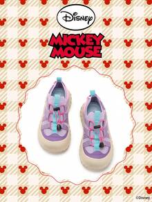 Disney 米奇官方授权联名款 | 一双儿童运动鞋，适合日常、节日、运动和户外活动穿着。穿着舒适贴合脚型，防滑、耐磨、透气。（男童运动鞋、男童板鞋、儿童运动鞋、女童运动鞋、女童板鞋） - 紫色 - 查看 2
