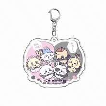 1pc 2026 Popular Japanese Anime Cute Acrylic Keychain, Newly Launched! Designed With Fun And Unique Patterns, Double-Sided Transparent And Adorable Design Can Be Hung On Keys, Bags And Backpacks, Adding A Highlight To Daily Outfits. - Multicolor - View 6