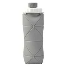 Outdoor Portable Water Cup Artifact! 600ml Foldable Silicone Cup, Easily Put In Your Pocket Foldable Water Cup Silicone Portable 600ml Outdoor Travel Sports Compressed Water Bottle Creative Casual Cup - Pink - View 4