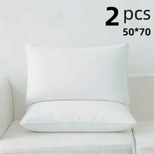 4件套豪华枕头套装，柔软支撑大枕头，蓬松填充替代枕头，适合侧睡者（白色），适合家庭床上用品，可作为仰睡、俯睡或侧睡的羽绒替代品，也适用于豪华酒店和民宿。 - 珍珠白 - 查看 24