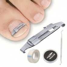 3pcs Stainless Steel Pedicure Nail Clipper Foot Care Set - Silver - View 8