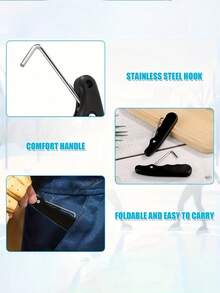 Ice Hockey/Skating Lace Tightener, Professional Ice Hockey/Skating Shoe Lace Fastener | 3-Second Quick Lacing System, Lightweight Anti-Slip Teeth Design, Ice Sports Accessory, Skating Shoe Tightener Set - Multicolor - View 6
