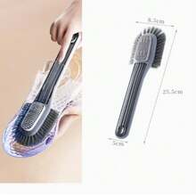 Multi-Surface Shoe Cleaning Brush With Long Handle, Soft Bristles For Home Shoe Cleaning - Shoe Brush - View 7