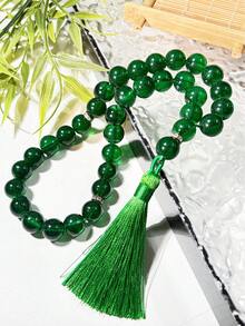 1串简约设计穆斯林念珠，33颗珠子，男女通用 - 彩色 - 查看 8