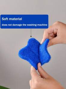 1-6pcs Reusable Pet Hair Remover, Star-Shaped Hair Cleaning Balls, Suitable For Laundry. Can Reduce Clothing Wrinkles And Shorten Drying Time. Washing Machine Filter Cleaner, Collects Fabric Fibers And Pet Hair, Captures Cat/Dog Fur, No Power Needed, For Washer And Dryer - Multicolor - View 5