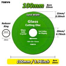 100mm/115mm/125mm Diamond Saw Blade, Suitable For Angle Grinder Glass Cutting Disc, Achieve Smooth Cutting Of Glass, Jade, Crystal And Ceramic, Precise And Burr-Free. - Diamond Glass Cutting Disc - View 8