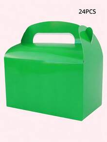 Hộp quà gấp gọn 12/24 chiếc, thích hợp để đóng gói trang sức, kẹo, bánh ngọt. - Hộp quà màu trơn - Xem 24