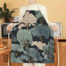 1 chiếc tạp dề họa tiết phong cảnh, tạp dề in hình thời trang ngộ nghĩnh, tạp dề nhà bếp, tạp dề nấu nướng, tạp dề gia dụng sáng tạo. - Nhiều màu - Xem 16