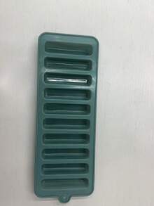 1 pieza Molde de silicona para cubitos de hielo de 10 cavidades, adecuado como molde para galletas de dedos y molde de hornear DIY para uso doméstico - Multicolor - Ver 10