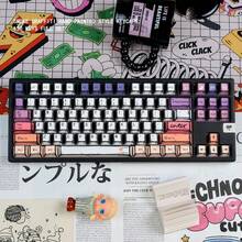 Smoke Cloud Graffiti Style Customized Keycaps Fit Mechanical Keyboard - View 1