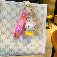 SANRIO 1 chiếc móc khóa hoạt hình, phụ kiện trang trí túi xách dễ thương, móc chìa khóa xe hơi. - Nhiều màu - Xem 6