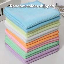 5/10/15pcs/Set Household Multi-Color Soft Quick-Dry Absorbent Sponge Cleaning Cloth Set - Random Colors - Square - View 8