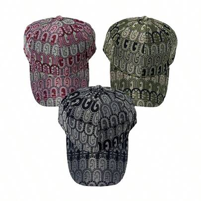 1顶新款女士硬顶棒球帽，休闲时尚，百搭