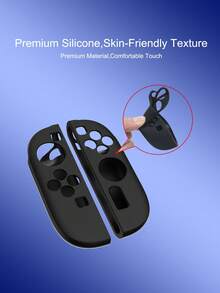 2pcs Silicone Grip Covers For Nintendo Switch 2 (2025), Anti-Drop, Anti-Slip, Anti-Scratch, Sweat-Proof, Enhance Gameplay Experience - View 2