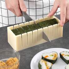 3pcs Sushi Mold Tool Set, Nori Seaweed Rice Ball Mold, Sushi Roll Making Kit - View 1