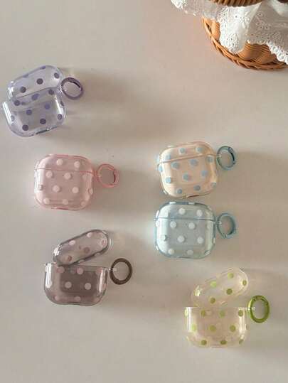 Ốp bảo vệ chấm bi tối giản cho Pro 3, phù hợp với 1/2/Pro 1/2/3, trong suốt