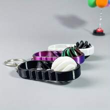 3pcs 3D Printed Rotating Collectible Toys, Made Of PLA Material, Creative Fidget Spinners, Suitable For Student Classroom Rewards And Various Holiday Gifts - Multicolor - View 5