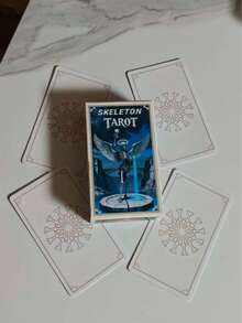1pc SKELETON TAROT Skull Tarot Cards, Party Supplies & Board Game - Multicolor - View 5