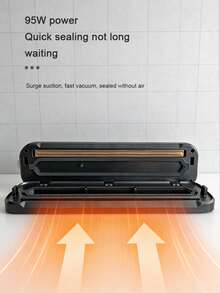Máy hút chân không tự động, máy đóng gói thực phẩm khô và ướt nhỏ gọn, máy niêm phong nhựa dùng trong gia đình và thương mại, quà tặng lý tưởng cho dịp lễ bảo quản thực phẩm. - Nhiều màu - Xem 8