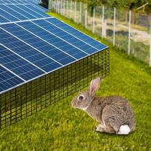 SENDERPICK Solar Panel Bird Wire Mesh Guard Kit Proofing Pigeons Pest Clips Net 8'' 100FT - Black - View 10